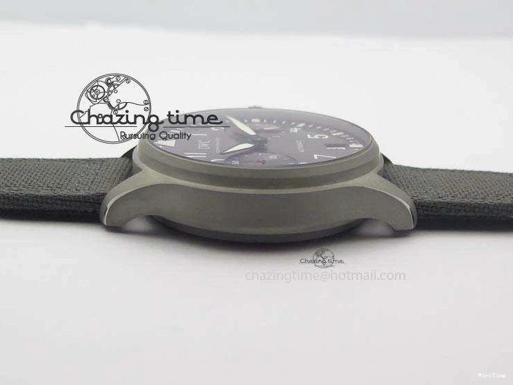 MIROTIME 0515 SunProtective Big Pilot Real PR IW500910 “Patrouille Suisse” ZF 1:1 Best Edition On Gray Nylon Strap 7278